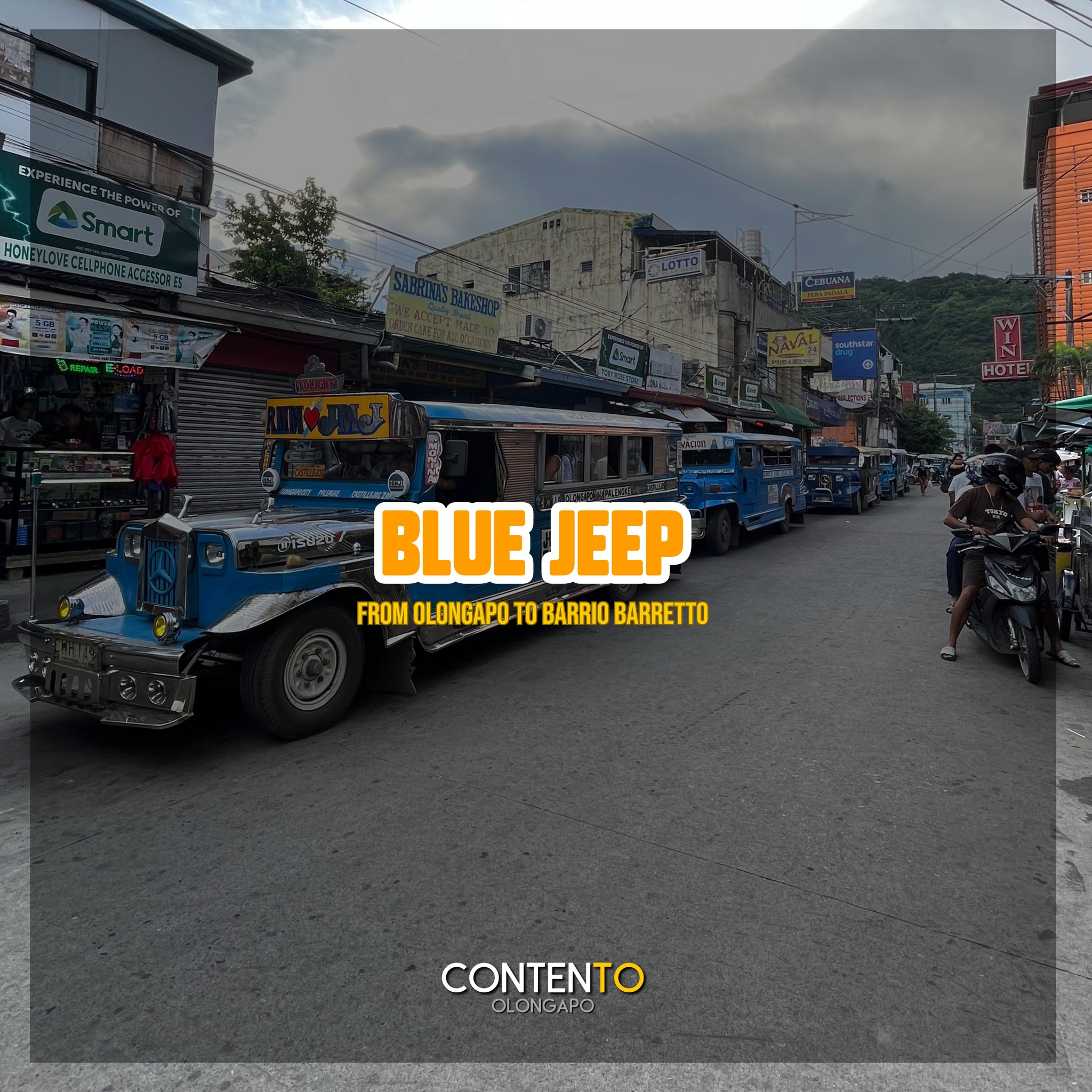 Blue Jeep