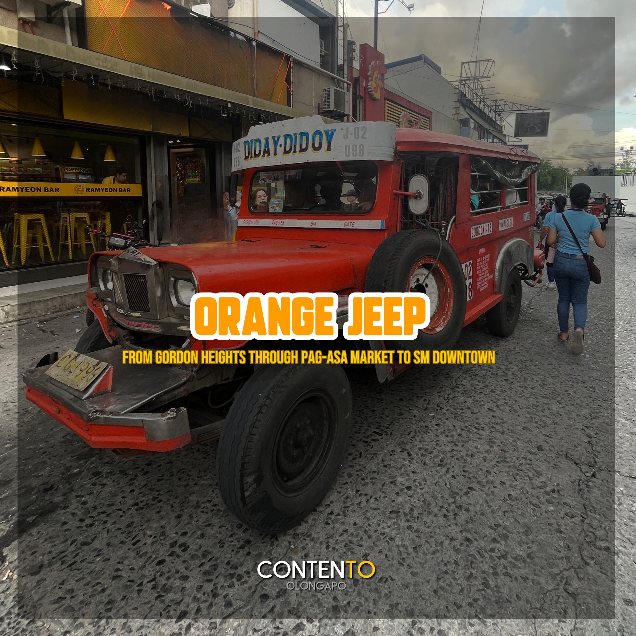 Orange Jeep